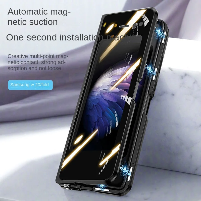 For Samsung Galaxy Fold Case F9000 Case W20 Case Double-Sided Magnetic All-Inclusive Lens Personalized Ultra-Thin Protective
For Samsung Galaxy Fold Case F9000 Case W20 Case Double-Sided Magnetic All-Inclusive Lens Personalized Ultra-Thin Protective