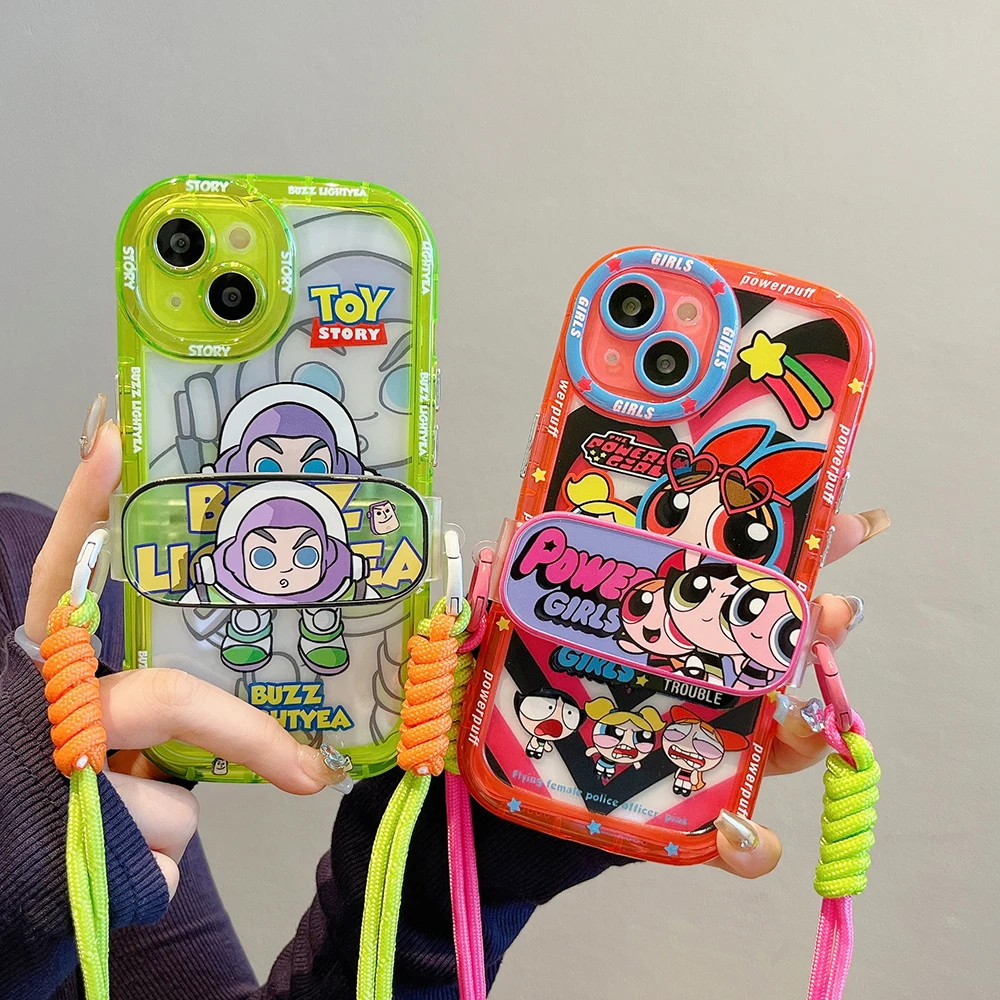 Disney Toy Story Buzz Lightyear Powerpuffs Girls Lanyard with Strap Clip Phone Case for IPhone 14 13 12 11 Pro Max Back Cover
Disney Toy Story Buzz Lightyear Powerpuffs Girls Lanyard with Strap Clip Phone Case for IPhone 14 13 12 11 Pro Max Back Cover