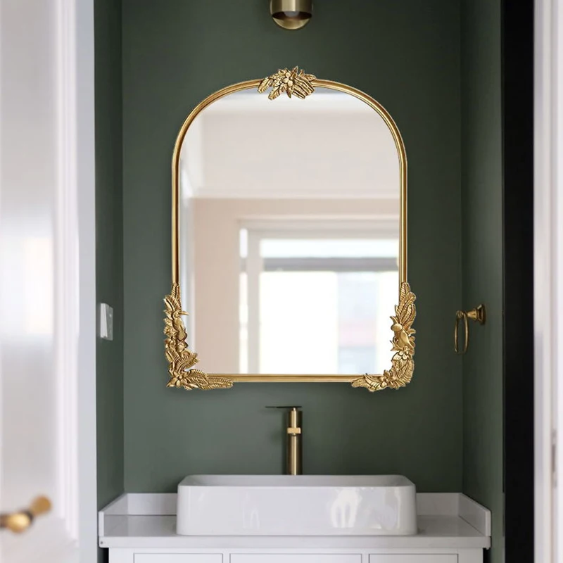 Golden Ornament Decorative Mirrors Bathroom Magnifying Shower Decorative Mirrors Gold House Accessories Home Decor WW50DM
Golden Ornament Decorative Mirrors Bathroom Magnifying Shower Decorative Mirrors Gold House Accessories Home Decor WW50DM