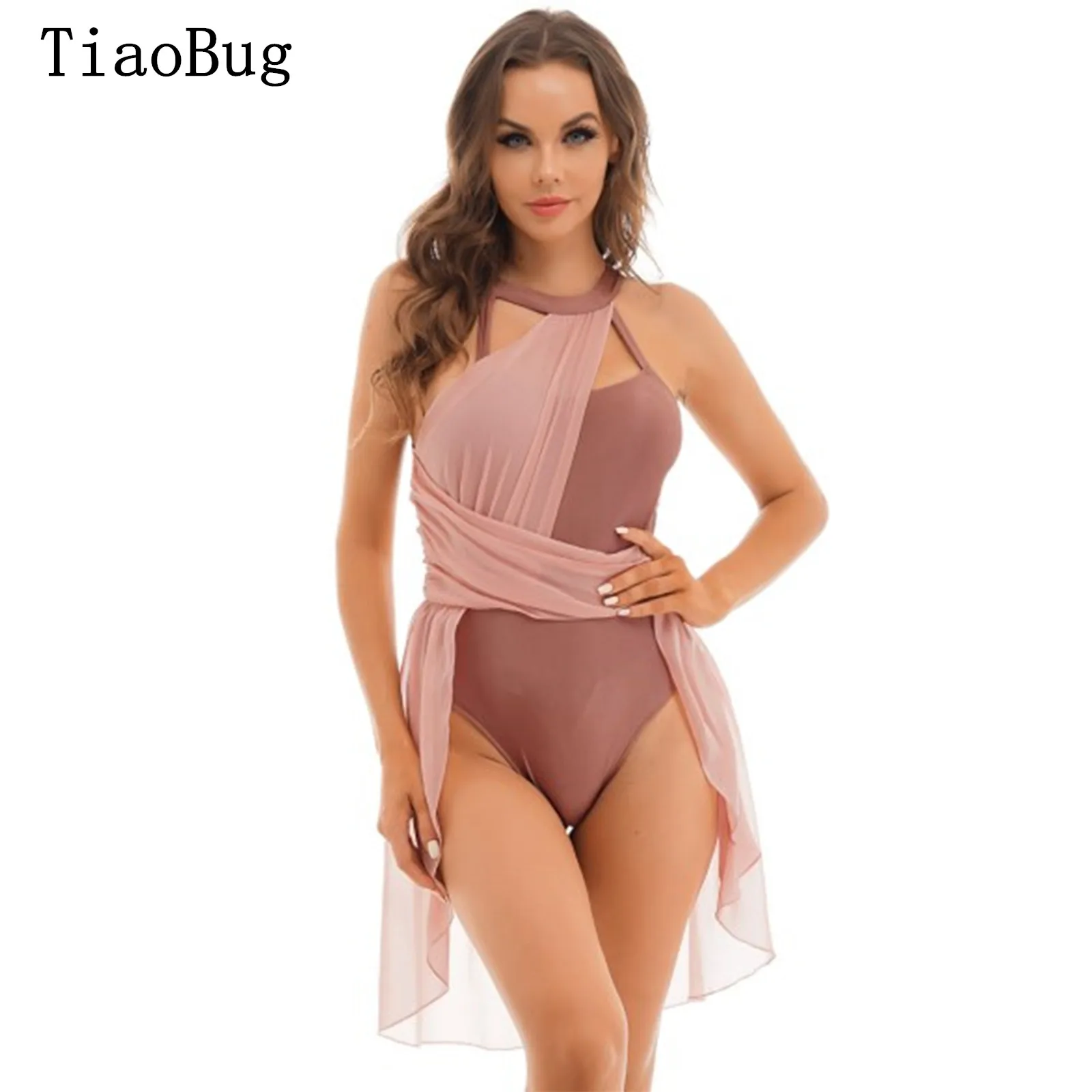 Ballet Ruched Chiffon Dress Women Sleeveless Patchwork Dancewear Back Strappy Sleeveless Leotard Dress Lyrical Dance Costume
Ballet Ruched Chiffon Dress Women Sleeveless Patchwork Dancewear Back Strappy Sleeveless Leotard Dress Lyrical Dance Costume