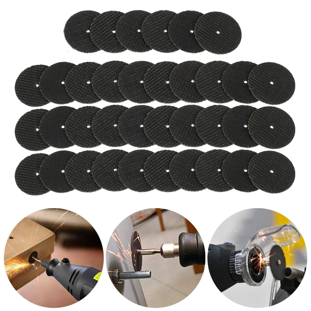 36Pcs Resin Cutting Discs 24mm Circular Saw Blade Black Grinding Wheel Rotary Tool Replacement For Metal Plastic Fiber Cutting
36Pcs Resin Cutting Discs 24mm Circular Saw Blade Black Grinding Wheel Rotary Tool Replacement For Metal Plastic Fiber Cutting