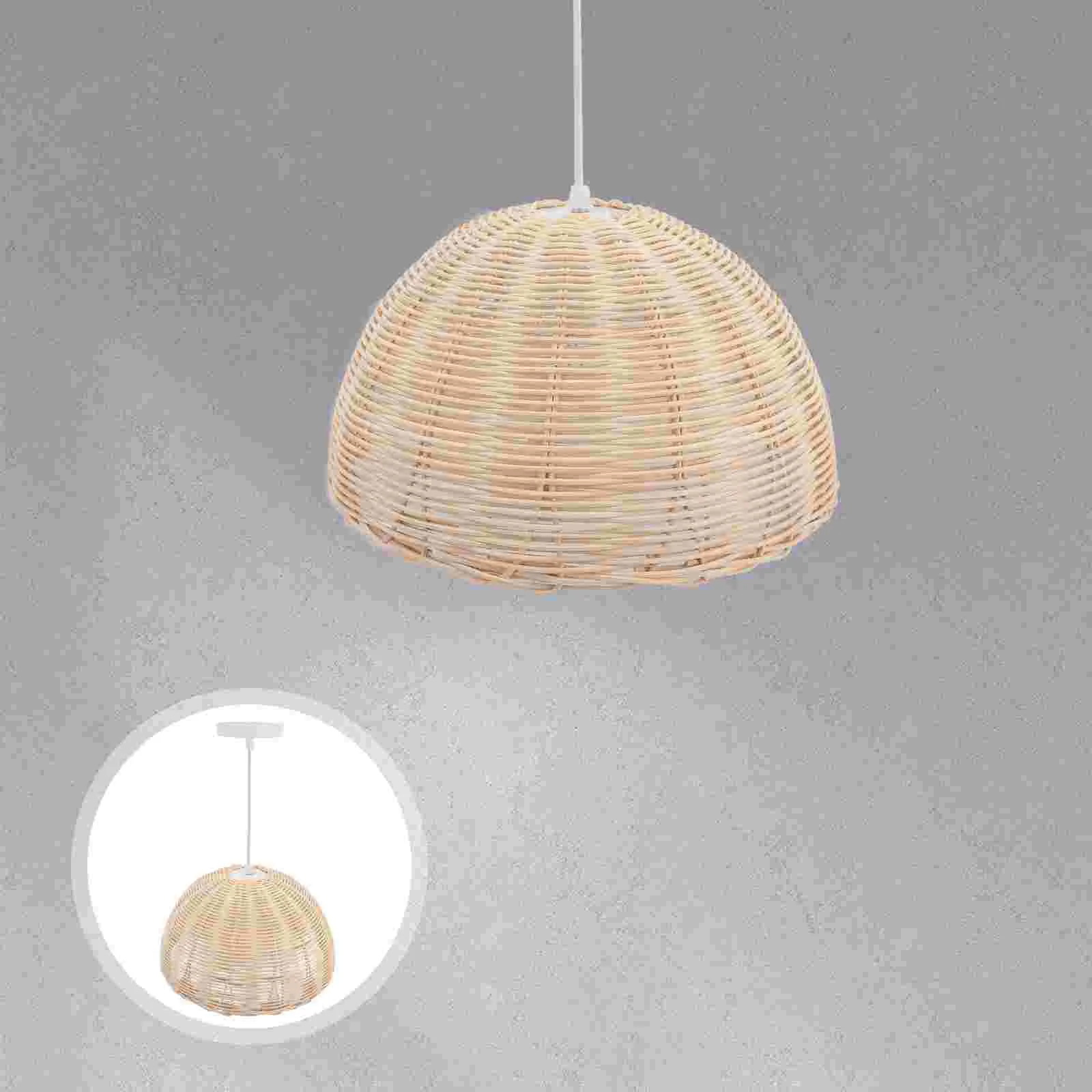 Shade Light Lamp Lampshade Rattan Ceiling Pendant Cover Chandelier Wicker Weave Rustic Farmhouse Weaving Woven Fixture Willow
Shade Light Lamp Lampshade Rattan Ceiling Pendant Cover Chandelier Wicker Weave Rustic Farmhouse Weaving Woven Fixture Willow