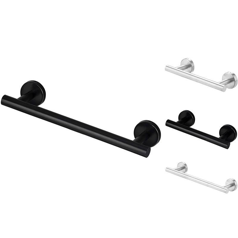 Towel Bar, Matte Black Single Towel Racks For Bathroom Kitchen Hand Towel Holder Dish Cloths Hanger Black
Towel Bar, Matte Black Single Towel Racks For Bathroom Kitchen Hand Towel Holder Dish Cloths Hanger Black