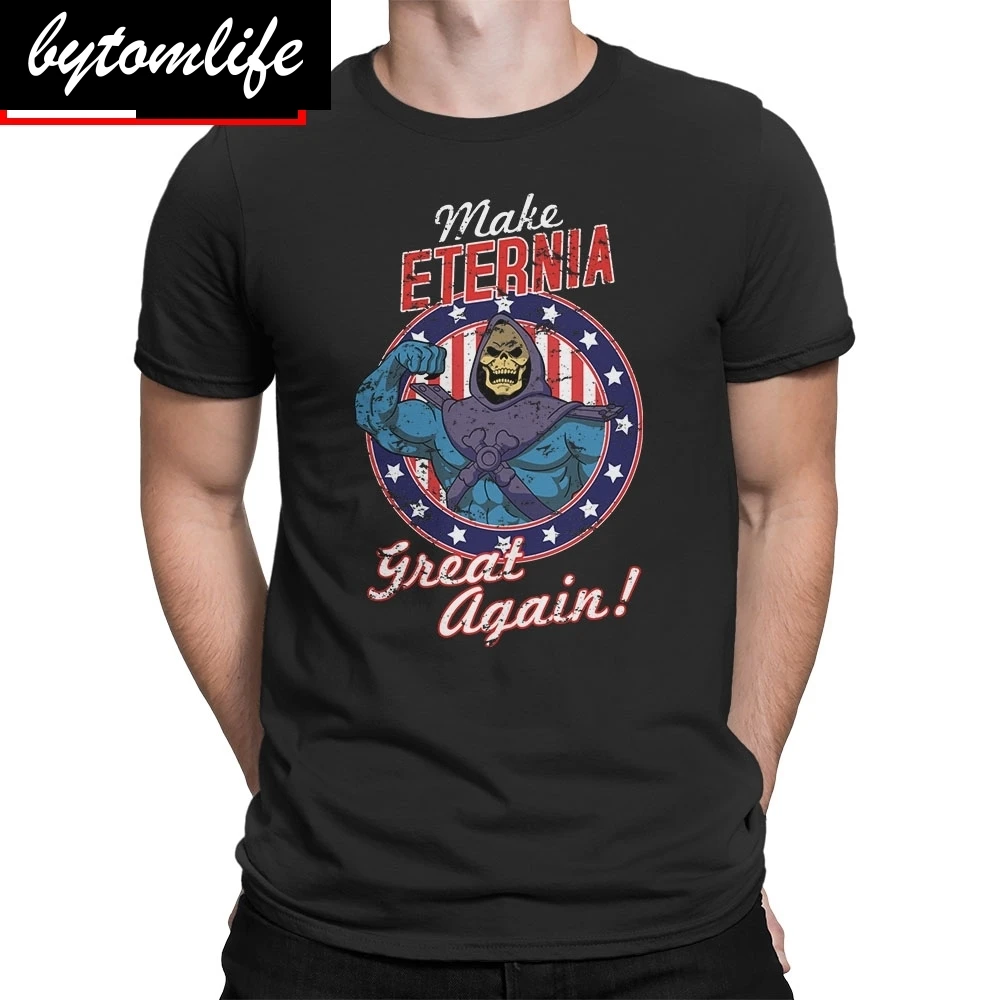 Men's Masters of the Universe Tees Make Eternia Great Again Big Size 100% Cotton Trendy T Shirtsd Mens T-Shirts
Men's Masters of the Universe Tees Make Eternia Great Again Big Size 100% Cotton Trendy T Shirtsd Mens T-Shirts