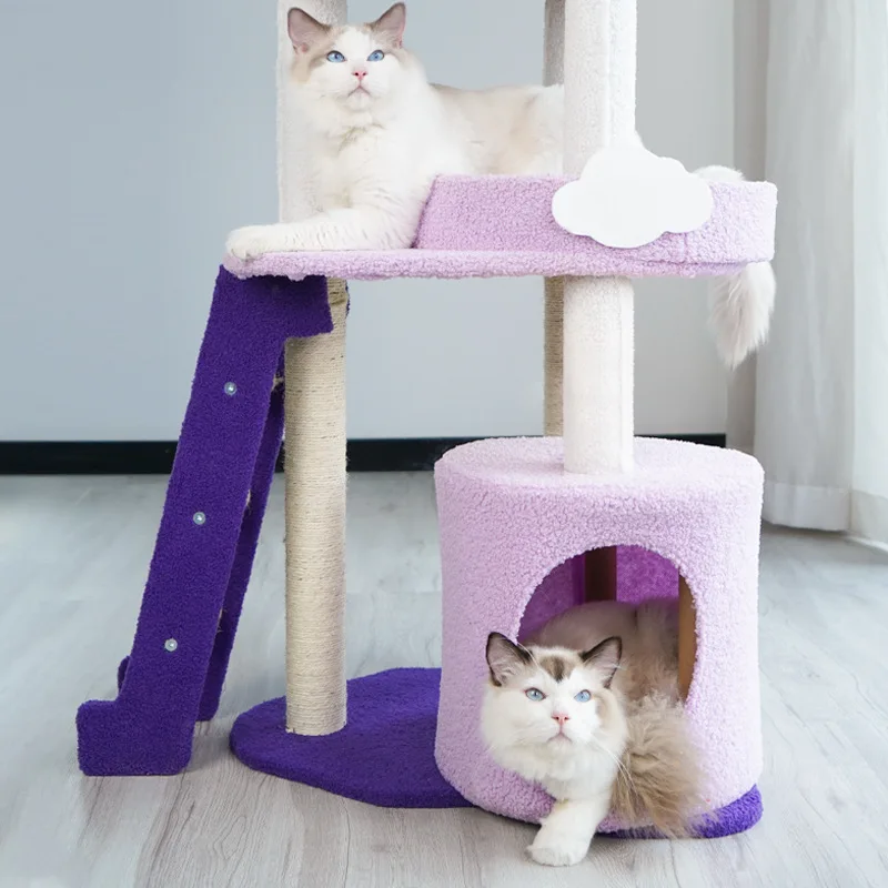 Yuchong's Popular New Product Rises to the Cloud, Cute and Fun Cat Nest Jumping Platform Toy Cat Crawl Frame Large Cat
Yuchong's Popular New Product Rises to the Cloud, Cute and Fun Cat Nest Jumping Platform Toy Cat Crawl Frame Large Cat