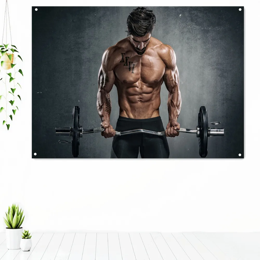 Weight Lifter Wallpaper Tapestry Inspirational Sports Exercise Poster Wall Art Decorative Banner Flag Canvas Painting Gym Decor
Weight Lifter Wallpaper Tapestry Inspirational Sports Exercise Poster Wall Art Decorative Banner Flag Canvas Painting Gym Decor