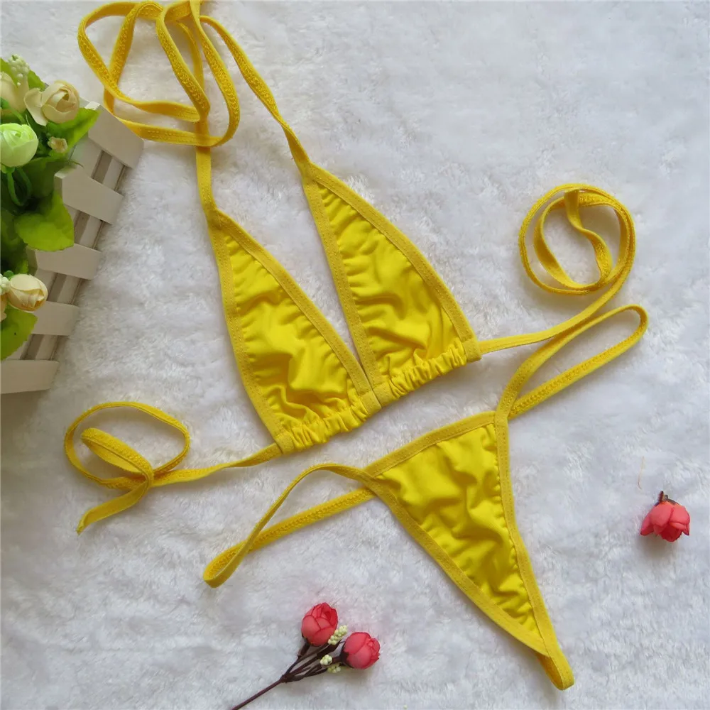 micro bikini Sexy Sling triangle Open back Thong Japanese girl Beach spa swimwear women swimsuit biquini bikinis monokini
micro bikini Sexy Sling triangle Open back Thong Japanese girl Beach spa swimwear women swimsuit biquini bikinis monokini