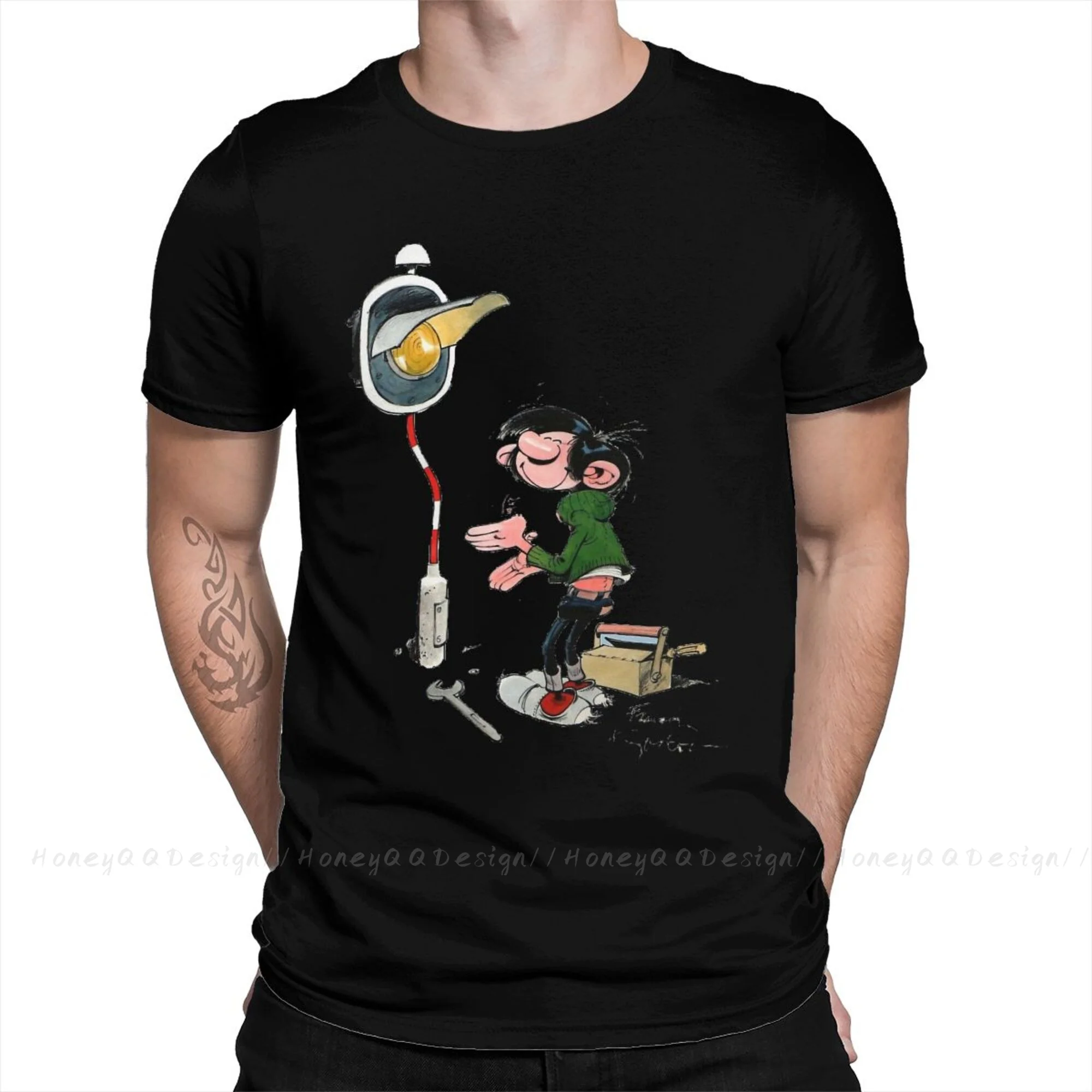 Gaston Lagaffe Anime 2021 New Arrival Tshirt Humor Cartoon Unique Crewneck Cotton for Men Shirts Flus Size
Gaston Lagaffe Anime 2021 New Arrival Tshirt Humor Cartoon Unique Crewneck Cotton for Men Shirts Flus Size