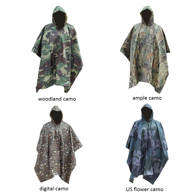 Military Impermeable Camo Man Raincoat Waterproof Rain Coat Men Raincoat Women Awning From The Rain Motorcycle Rain Poncho
Military Impermeable Camo Man Raincoat Waterproof Rain Coat Men Raincoat Women Awning From The Rain Motorcycle Rain Poncho