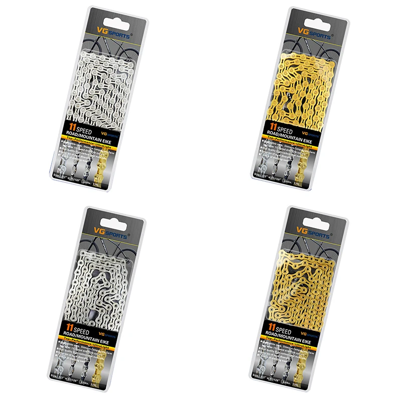 Vg Sports Ultralight 11 Speed Bicycle Chain Bike Chain 116L Mountain Mtb Road Bike Chains--11S
Vg Sports Ultralight 11 Speed Bicycle Chain Bike Chain 116L Mountain Mtb Road Bike Chains--11S
