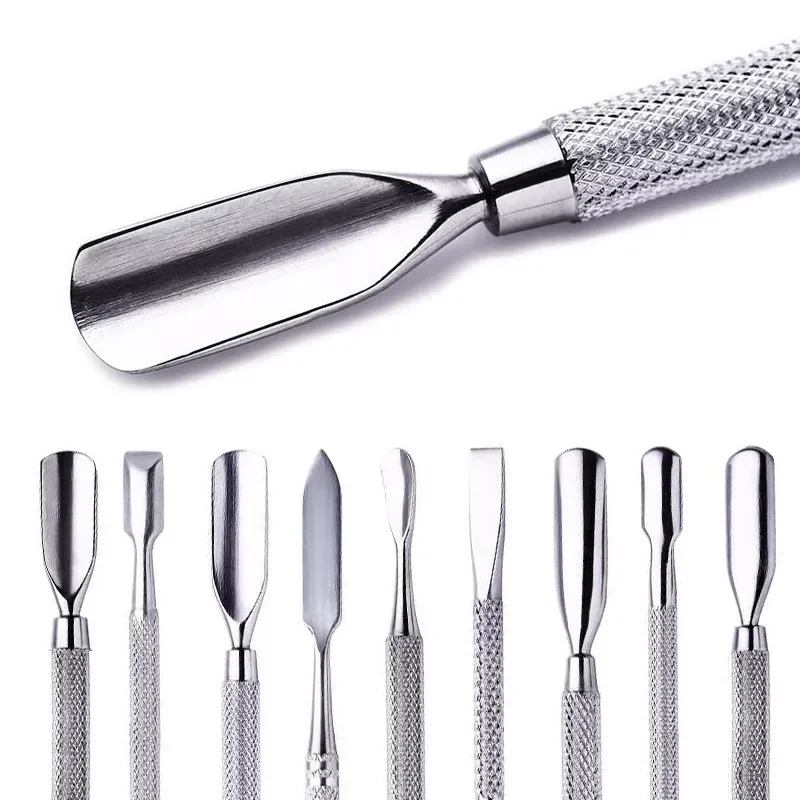 1pcs Double-ended Stainless Steel Cuticle Pusher Dead Skin Push Remover For Pedicure Manicure Nail Art Cleaner Care Tool
1pcs Double-ended Stainless Steel Cuticle Pusher Dead Skin Push Remover For Pedicure Manicure Nail Art Cleaner Care Tool