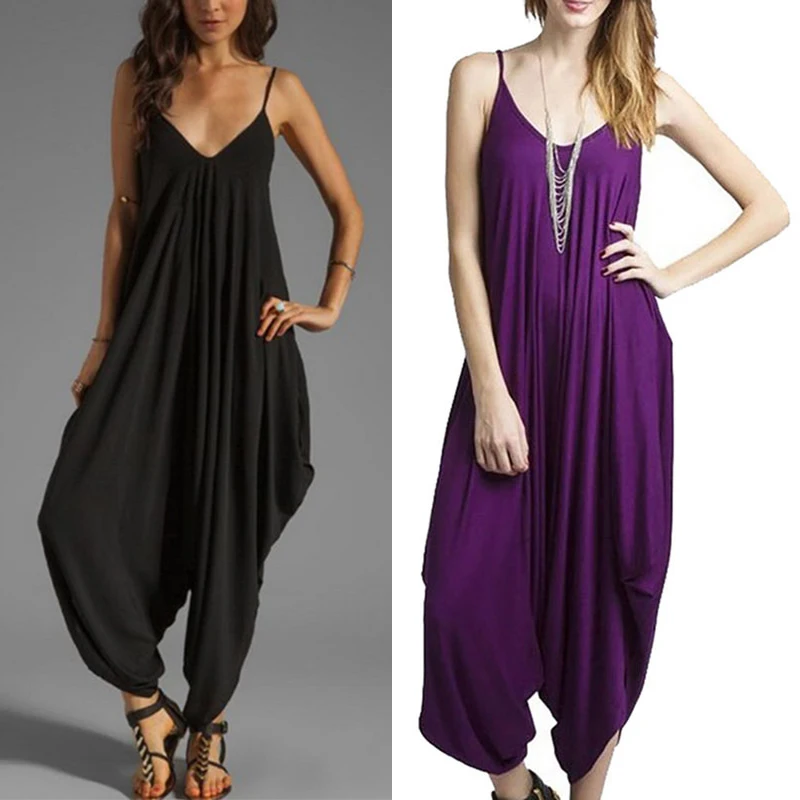 Women Sleeveless Jumpsuits Summer Sling Wide Leg Trousers Loose Rompers Ladies Casual Straps Long Pants Overalls Playsuit
Women Sleeveless Jumpsuits Summer Sling Wide Leg Trousers Loose Rompers Ladies Casual Straps Long Pants Overalls Playsuit