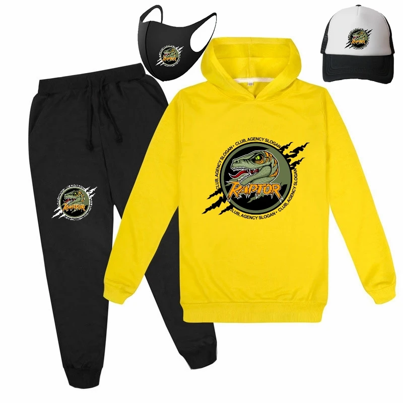 Высококачественная одежда с принтом динозавра для мальчиков, осенний Новый стиль, свитер для мальчиков + штаны и шапки, модная детская одежда из 4 предметов
Высококачественная одежда с принтом динозавра для мальчиков, осенний Новый стиль, свитер для мальчиков + штаны и шапки, модная детская одежда из 4 предметов