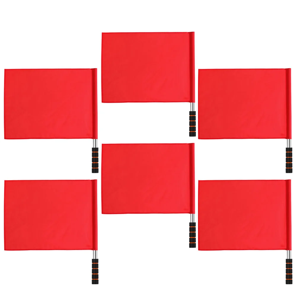 6 Pcs Commanding Referee Flag Handheld Signal Flags Conducting Match Sports Equipment
6 Pcs Commanding Referee Flag Handheld Signal Flags Conducting Match Sports Equipment