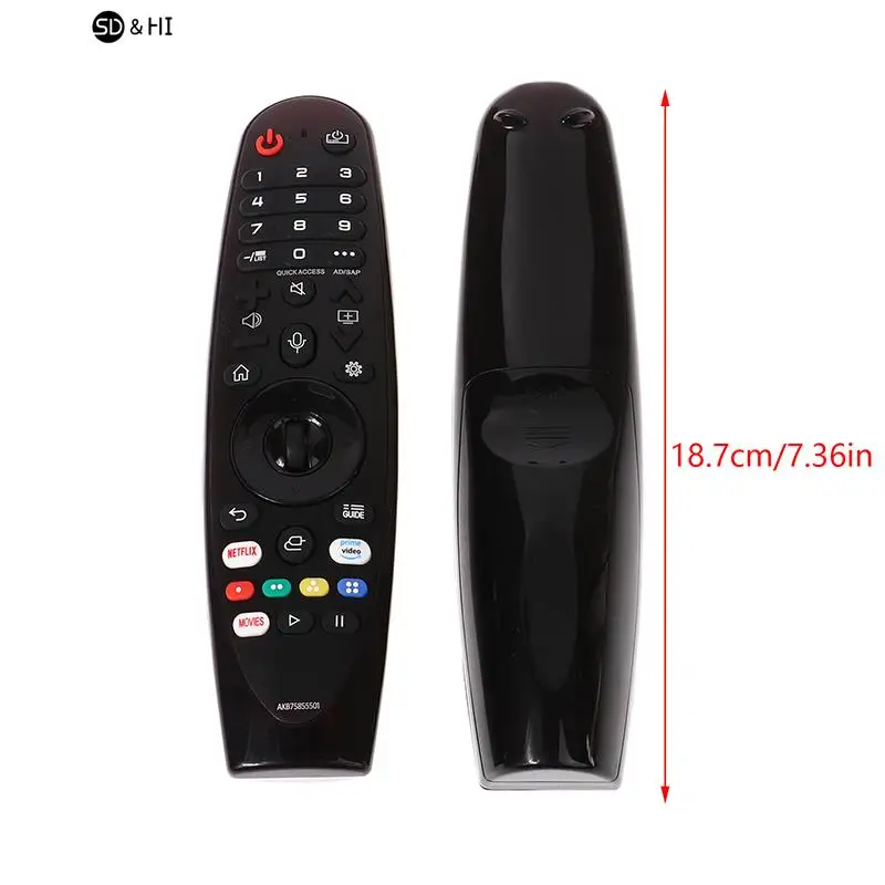 

1PC Replacement Remote Control for LG Smart TV UHD OLED QNED with / without Voice Magic Pointer Function MR-20GA AKB75855501