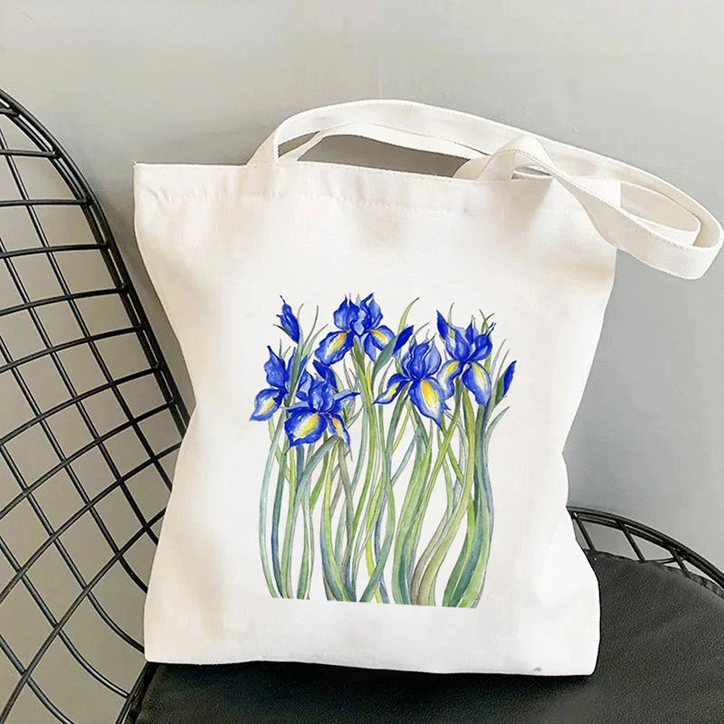 Women's Shopping Bag Blue Flower Canvas Bag Flower Bag Yuansu Shopping Canvas Bag Girl's Handbag Shoulder Women's Bag Canvas Bag
Women's Shopping Bag Blue Flower Canvas Bag Flower Bag Yuansu Shopping Canvas Bag Girl's Handbag Shoulder Women's Bag Canvas Bag