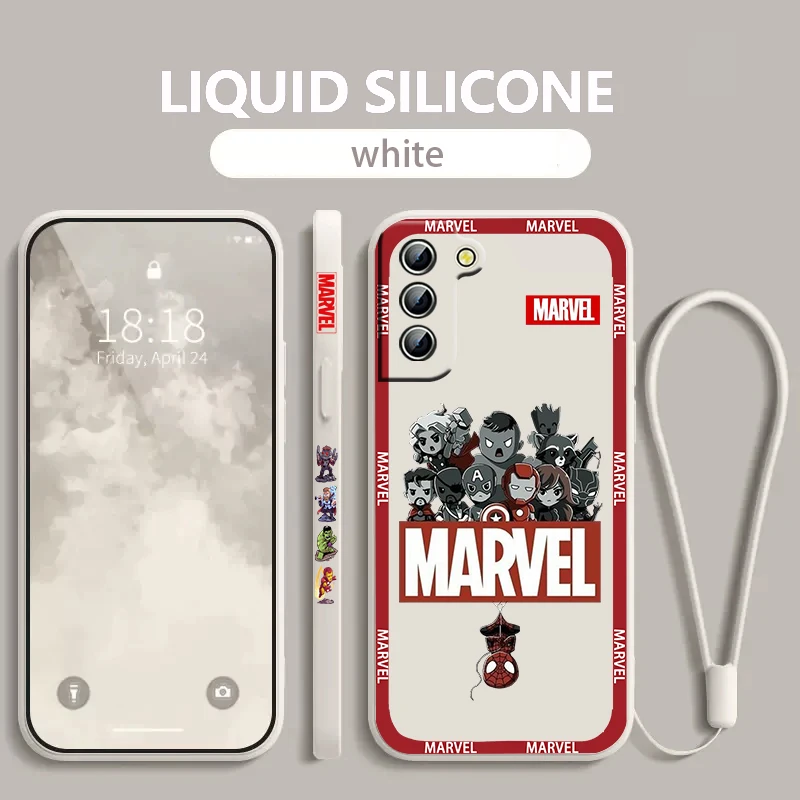 Marvel SpiderMan Iron Man Logo Samsung Phone Case For Galaxy S23 S22 S21 S20 Pro FE Note 20 Plus Ultra Liquid Left Rope Cover
Marvel SpiderMan Iron Man Logo Samsung Phone Case For Galaxy S23 S22 S21 S20 Pro FE Note 20 Plus Ultra Liquid Left Rope Cover
