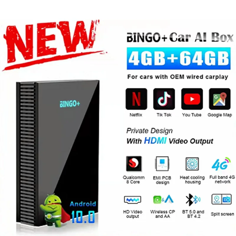 Carplay AI Box For Car Multimemdia 5G WIFI Mirror Link USB Video Wireless Carplay Plug And Play For Audi VW Ford Hyundai 
Carplay AI Box For Car Multimemdia 5G WIFI Mirror Link USB Video Wireless Carplay Plug And Play For Audi VW Ford Hyundai