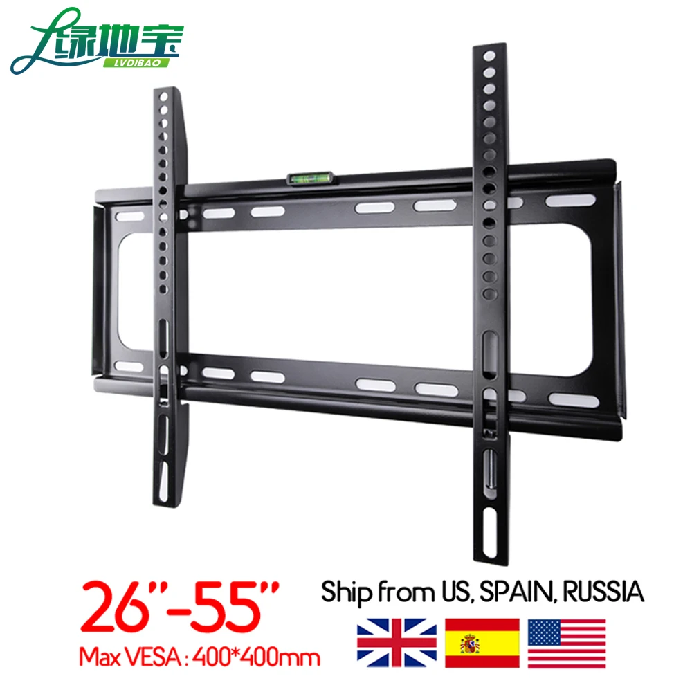LVDIBAO Universal LCD LED Screen TV Wall Mount Bracket Suitable for Size 26"-55" Support MAX 50kg
LVDIBAO Universal LCD LED Screen TV Wall Mount Bracket Suitable for Size 26"-55" Support MAX 50kg