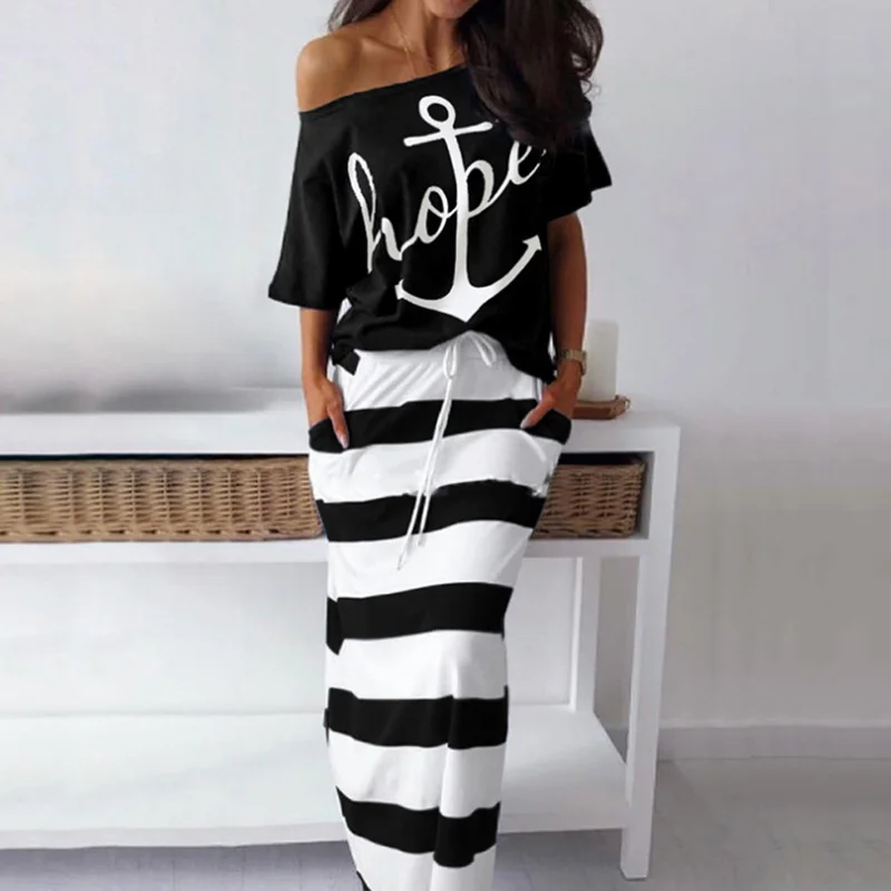 Женский Повседневный Сарафан с открытыми плечами, платье в полоску с принтом якоря, комплект рубашек до лодыжки, женская блузка с принтом, о...
Женский Повседневный Сарафан с открытыми плечами, платье в полоску с принтом якоря, комплект рубашек до лодыжки, женская блузка с принтом, о...