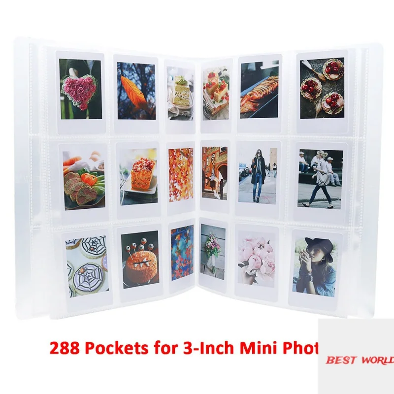 288 Pockets Mini 3inch Photo Album Book Album for Fujifilm Instax Mini 11 Mini 9 Mini Link Liplay Photo Lomo Card Polaroid for N
288 Pockets Mini 3inch Photo Album Book Album for Fujifilm Instax Mini 11 Mini 9 Mini Link Liplay Photo Lomo Card Polaroid for N