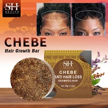 2023 Chebe Shampoo Bar for Hair Regrowth African Crazy Traction Alopecia Anti Hair Break Hair Strengthener Hair Loss Treatment