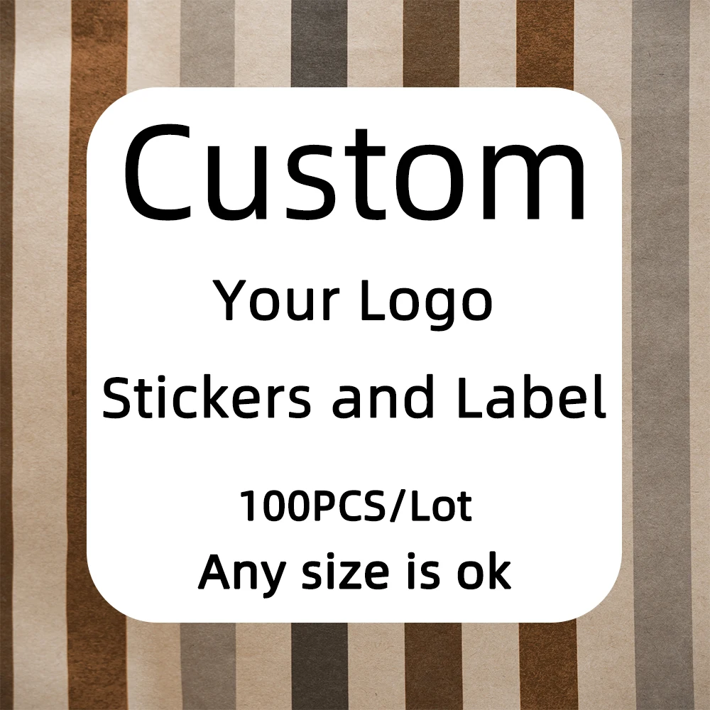 100PCS/Lot Custom Square Stickers Customized Logo Wedding Decoration Favors Boxes Business Stickers Personalised Packaging Label
100PCS/Lot Custom Square Stickers Customized Logo Wedding Decoration Favors Boxes Business Stickers Personalised Packaging Label