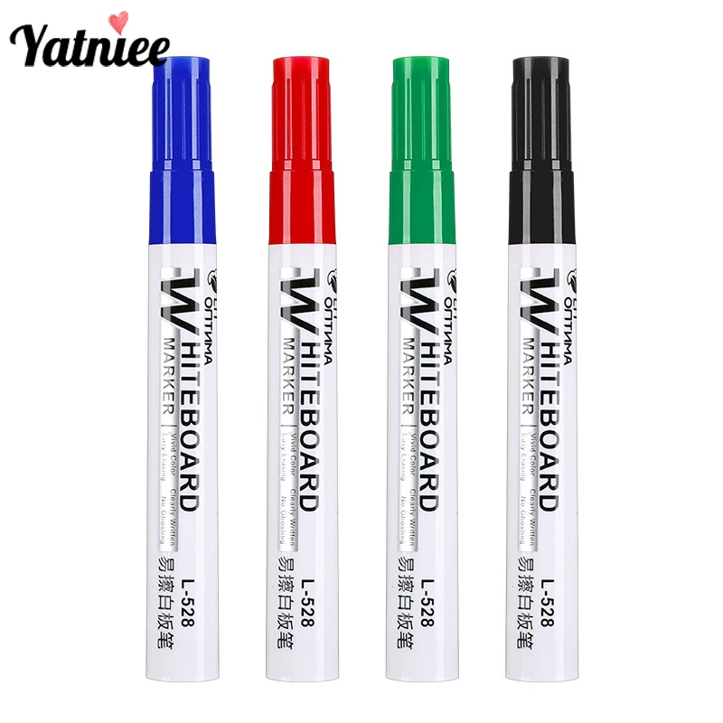 Yatniee 4pcs Whiteboard Pens Easy To Erase Blackboards Large Capacity Ink Pens Office Stationery Supplies School Items
Yatniee 4pcs Whiteboard Pens Easy To Erase Blackboards Large Capacity Ink Pens Office Stationery Supplies School Items