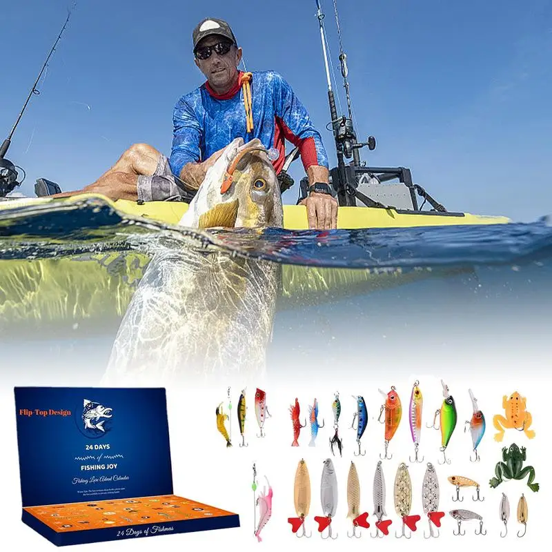 Christmas Advent Calendar 2023 Fishing Christmas Countdown Calendar Fish Bait for 24 Days Surprise Countdown to Christmas Gifts
Christmas Advent Calendar 2023 Fishing Christmas Countdown Calendar Fish Bait for 24 Days Surprise Countdown to Christmas Gifts
