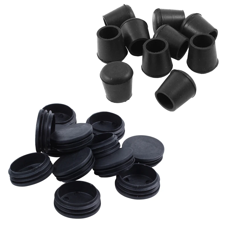 10 Pcs Rubber Cone Shape Desk Feet Protector Chair Leg Tip Pad With 12 Pcs Blanking End Round Tube Inserts Cap Cover
10 Pcs Rubber Cone Shape Desk Feet Protector Chair Leg Tip Pad With 12 Pcs Blanking End Round Tube Inserts Cap Cover