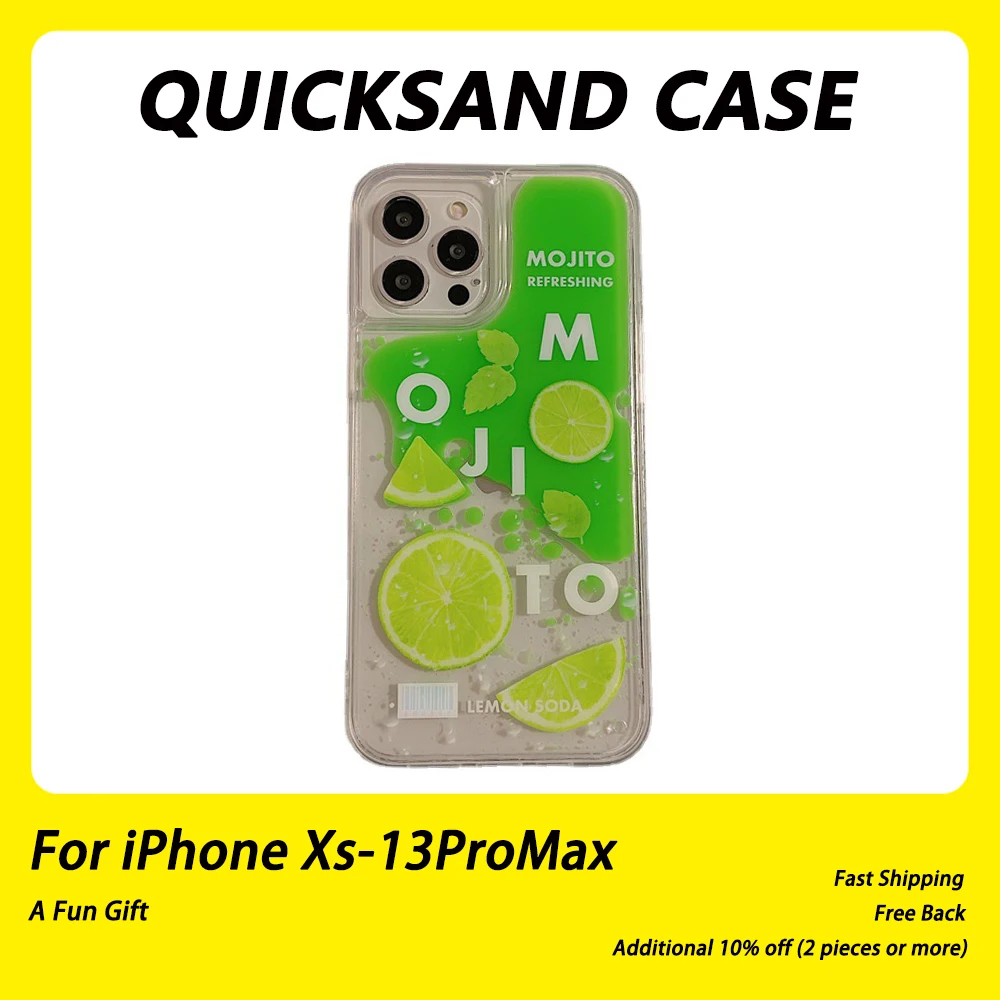 Luxury Cute Fruit Quicksand Phone Case for IPhone 13 12 11 Pro Max Mobile Apple X Xr Xs Clear Summer Fruit Soft Silicone Funda
Luxury Cute Fruit Quicksand Phone Case for IPhone 13 12 11 Pro Max Mobile Apple X Xr Xs Clear Summer Fruit Soft Silicone Funda