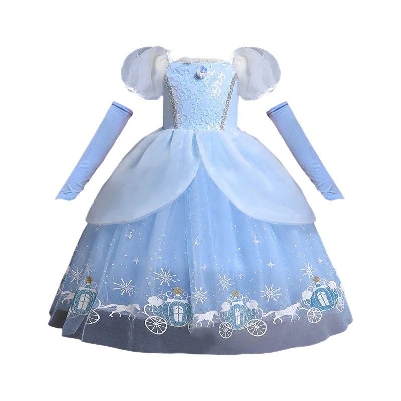 Disney Girl Cinderella Dress Halloween Christmas Ball Gown Princess Cosplay Costume For Birthday Party Role-Playing For Kid 2-7Y
Disney Girl Cinderella Dress Halloween Christmas Ball Gown Princess Cosplay Costume For Birthday Party Role-Playing For Kid 2-7Y