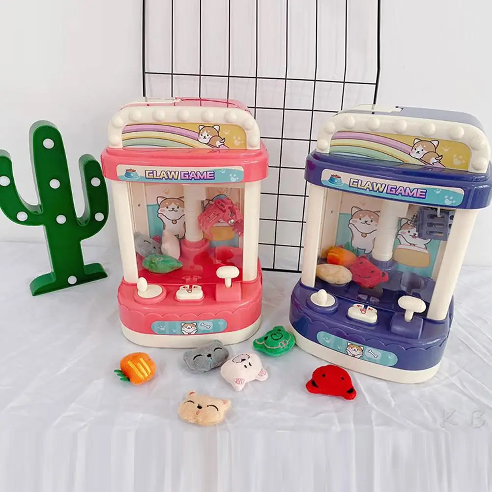 Mini Claw Machine Game Toy With Light Sounds Electronic Rechargeable Candy Doll Grabber Machine For Kids Birthday Gifts
Mini Claw Machine Game Toy With Light Sounds Electronic Rechargeable Candy Doll Grabber Machine For Kids Birthday Gifts