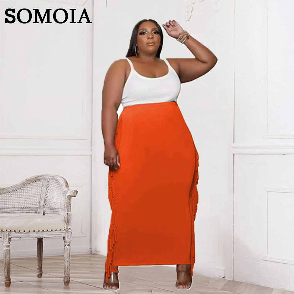 Plus Size Women Clothing 5XL Skirts Wholesale Items Fashion Tassel Solid Color Maxi Dress Oversize Sexy Streetwear Woman Clothes
Plus Size Women Clothing 5XL Skirts Wholesale Items Fashion Tassel Solid Color Maxi Dress Oversize Sexy Streetwear Woman Clothes