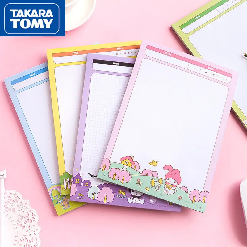 TAKARA TOMY 50 Pages Hello Kitty Sticky Notes Cartoon Cute Note Paper Scrapbook DIY Kawaii Notepad Diary Message Grid Note Paper
TAKARA TOMY 50 Pages Hello Kitty Sticky Notes Cartoon Cute Note Paper Scrapbook DIY Kawaii Notepad Diary Message Grid Note Paper