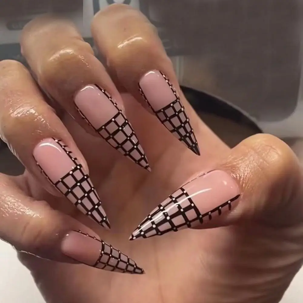 24pcs/Box Detachable Almond French False Nails Wearable Stiletto Fake Nails Full Cover Nail Tips Press On Nails
24pcs/Box Detachable Almond French False Nails Wearable Stiletto Fake Nails Full Cover Nail Tips Press On Nails