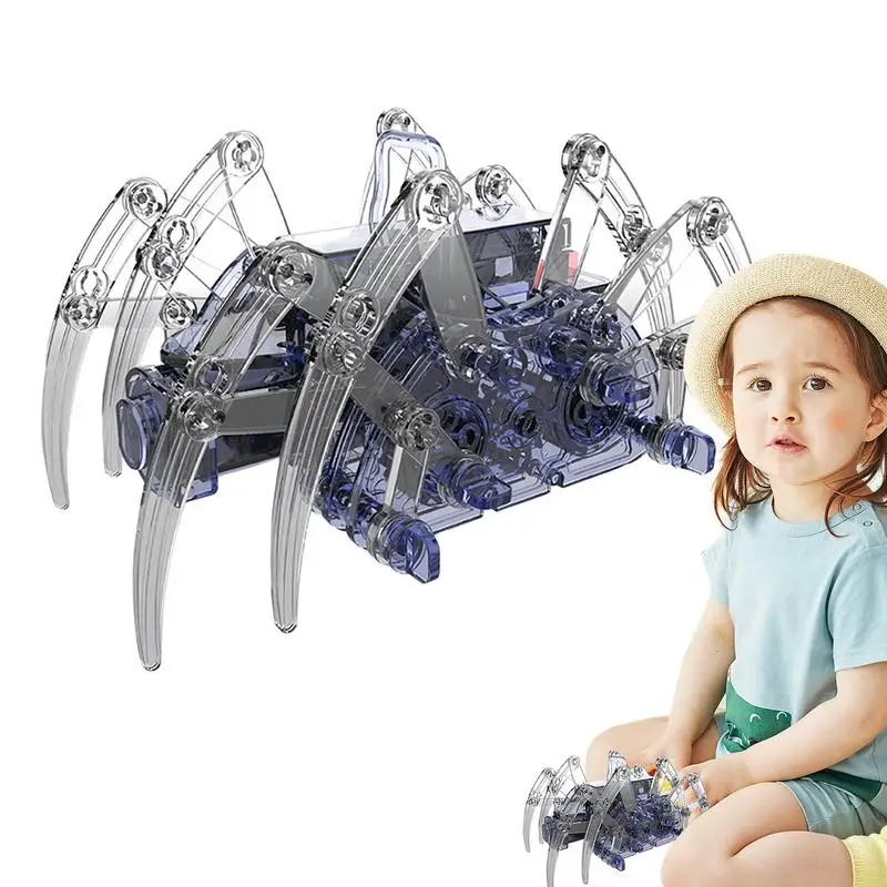 Spider Robot Kit Spider Science Electronic Toys Robot Electronic Spider Robot Physics Science Kits For Girls Boys 
Spider Robot Kit Spider Science Electronic Toys Robot Electronic Spider Robot Physics Science Kits For Girls Boys