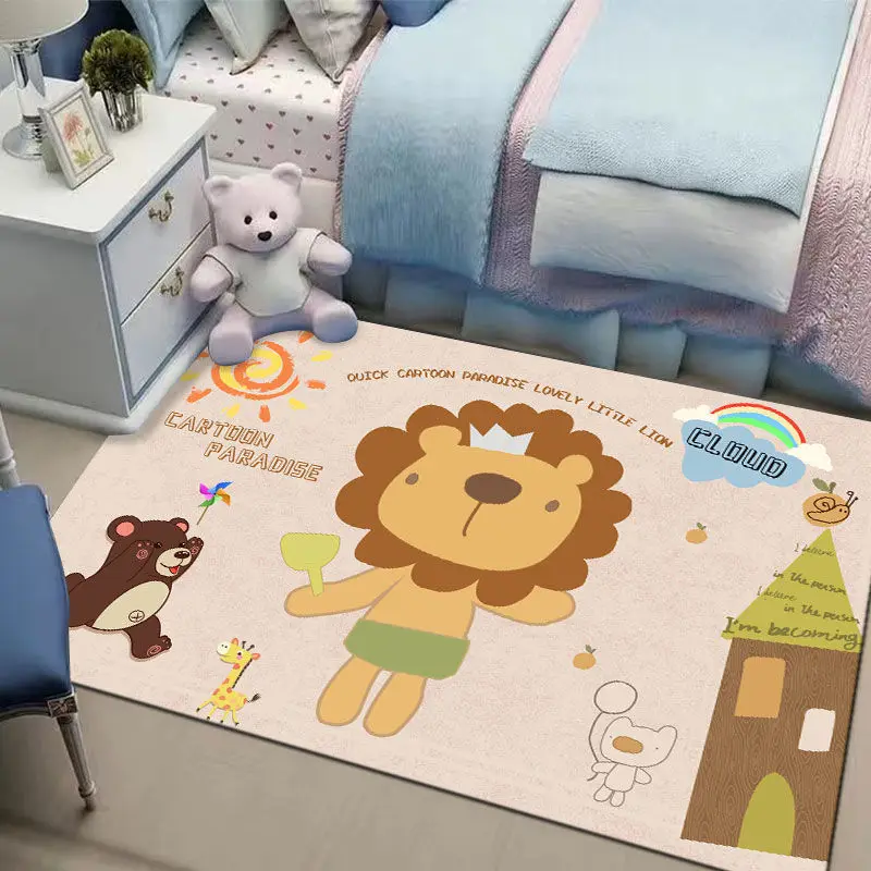 Cartoon Animal Home Living Room Carpet Baby Crawling Play Mats Children Bedroom Bedside Anti-Slip Rug Bathroom Doormat
Cartoon Animal Home Living Room Carpet Baby Crawling Play Mats Children Bedroom Bedside Anti-Slip Rug Bathroom Doormat