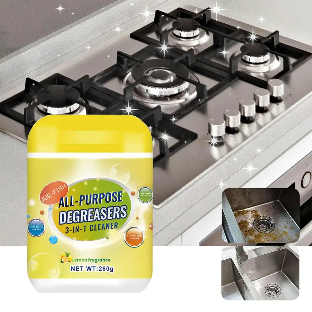 All-Purpose Degreaser for Heavy-Duty Cleaning Bubble cleaning agent cleaning pot bottom, rust removal and renovation 260g E9I2
All-Purpose Degreaser for Heavy-Duty Cleaning Bubble cleaning agent cleaning pot bottom, rust removal and renovation 260g E9I2