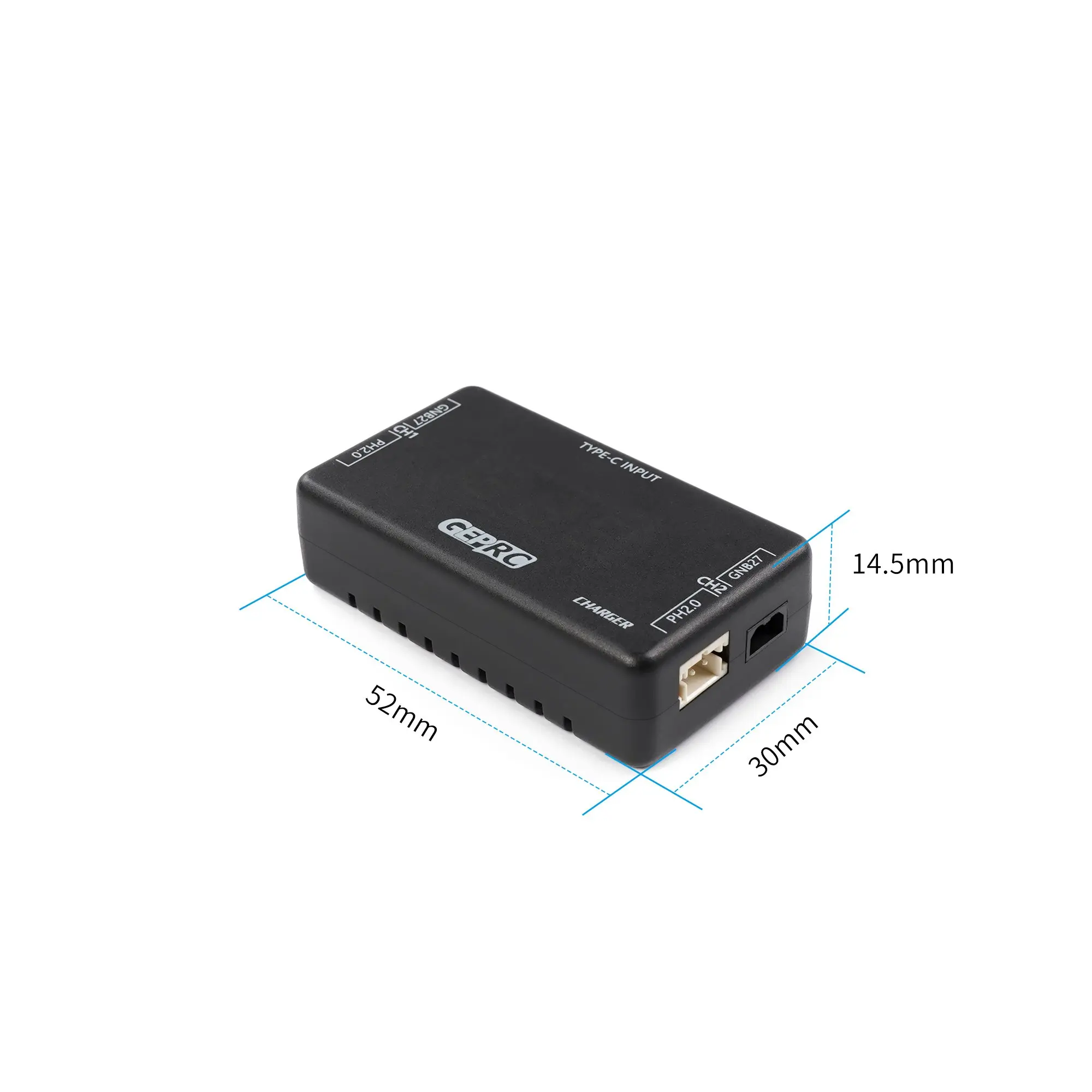 GEPRC GEP-C1 Type-C 1S LIHV зарядное устройство с двойным портом GNB27 PH2.0 полностью заряженное