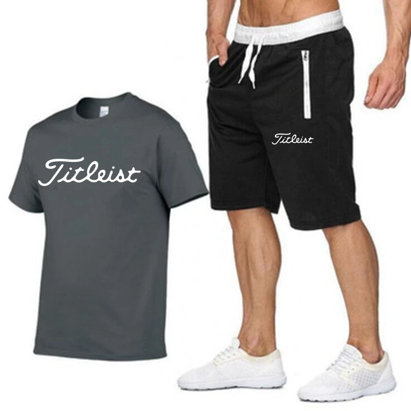 2022 New English logo printed two-piece men's cotton short sleeve T-shirt + shorts men's casual sportswear fitness wear
2022 New English logo printed two-piece men's cotton short sleeve T-shirt + shorts men's casual sportswear fitness wear