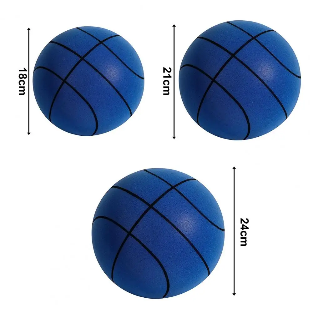 

Durable Children Silent Basketball Training Child Bouncy Ball Micro Holes Small Silent Ball Toy Parent-child Interaction