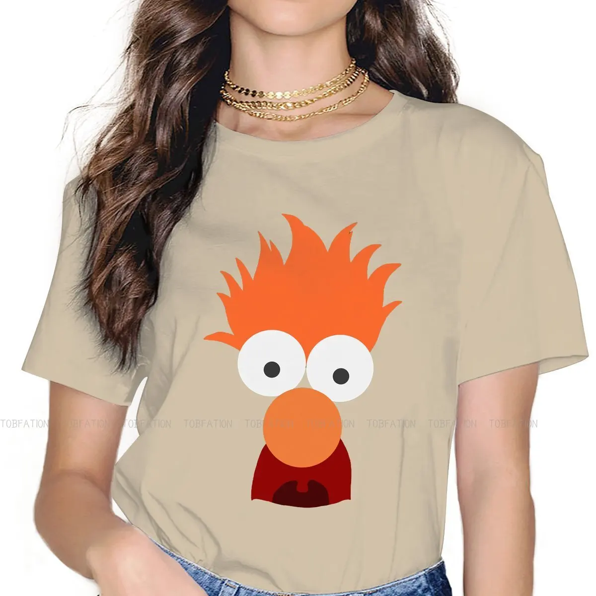 Cute Beaker Women's T Shirt Sesame Street Ladies Tees Harajuku Cotton Tops Basic Tshirt 5XL Loose Fashion
Cute Beaker Women's T Shirt Sesame Street Ladies Tees Harajuku Cotton Tops Basic Tshirt 5XL Loose Fashion