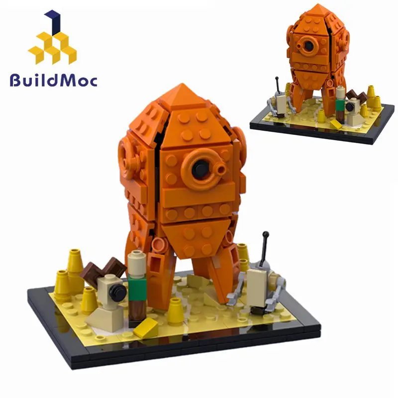 

Buildmoc мультфильм Wallace & Gromit город космическая ракета 156 шт кирпичи MOC набор строительные блоки наборы игрушки для детей Подарки для детей