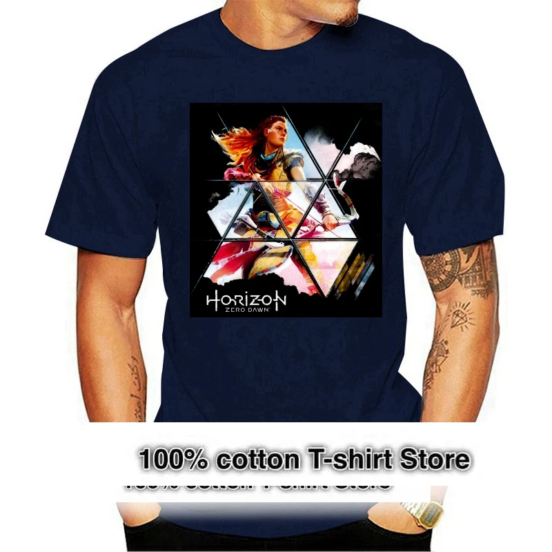 Футболка HORIZON ZERO DAWN мужская с рисунком алой, модная рубашка среднего размера, темно-синяя (GE6128M) с мультяшным принтом, унисекс 
Футболка HORIZON ZERO DAWN мужская с рисунком алой, модная рубашка среднего размера, темно-синяя (GE6128M) с мультяшным принтом, унисекс