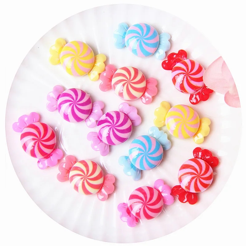 10Pc Cute Flackback Candy Resin Cabochons Flat Back Scrapbooking DIY Embellishment Decoration Crafts Making For Hair Bow Centers
10Pc Cute Flackback Candy Resin Cabochons Flat Back Scrapbooking DIY Embellishment Decoration Crafts Making For Hair Bow Centers