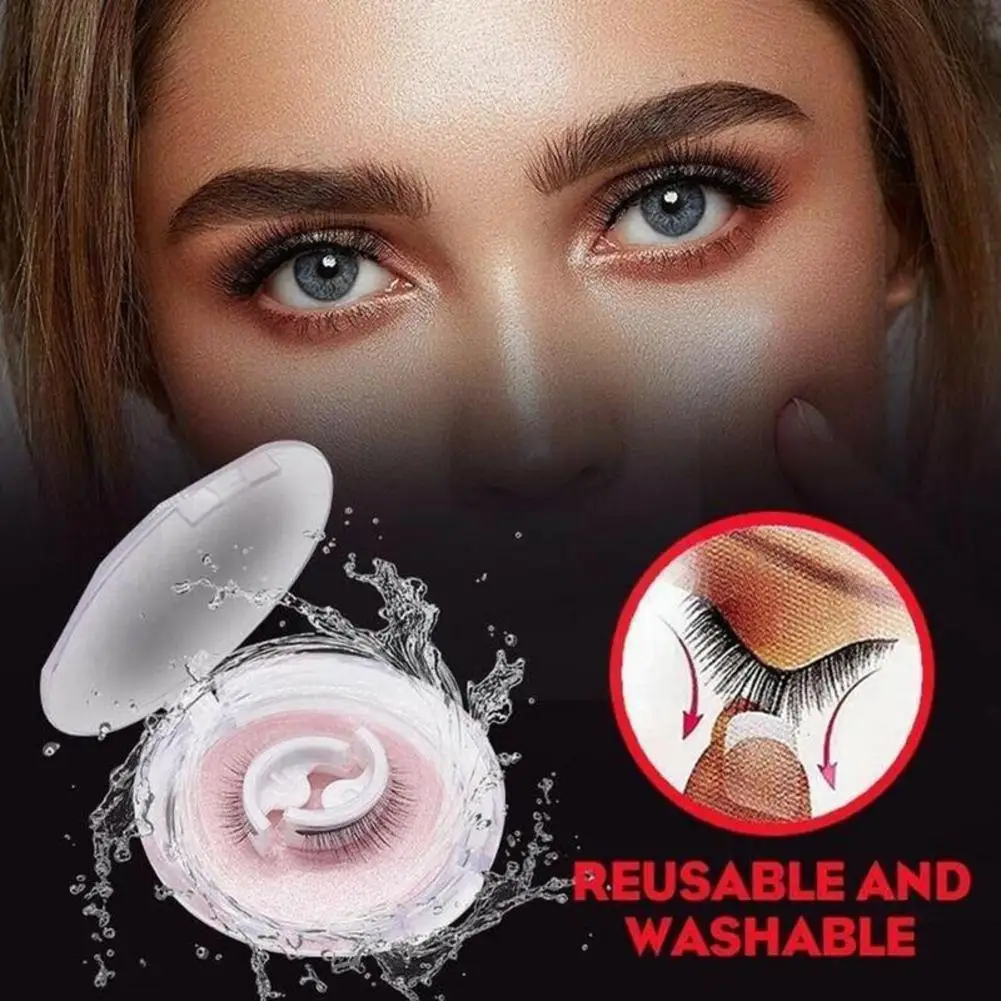1Pair Reusable Glue-free Self-adhesive False Eyelashes Hair Eyelashes Thick Curly Synthetic Extension H2H8
1Pair Reusable Glue-free Self-adhesive False Eyelashes Hair Eyelashes Thick Curly Synthetic Extension H2H8