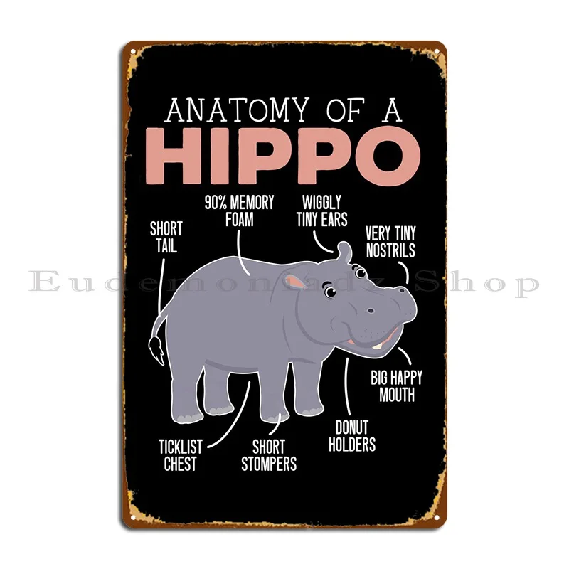Anatomy Of A Hippo Metal Sign Garage Printing Custom Printed Wall Pub Tin Sign Poster
Anatomy Of A Hippo Metal Sign Garage Printing Custom Printed Wall Pub Tin Sign Poster
