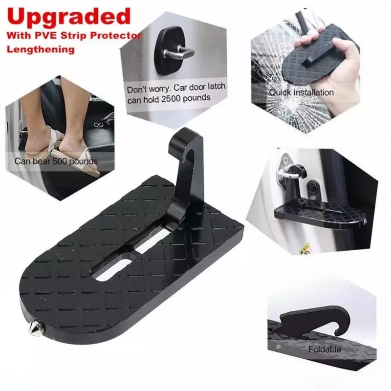 Foldable Car Roof Rack Step Car Door Step Multifunction Universal Latch Hook Auxiliary Foot Pedal Aluminium Alloy Safety Hammer
Foldable Car Roof Rack Step Car Door Step Multifunction Universal Latch Hook Auxiliary Foot Pedal Aluminium Alloy Safety Hammer