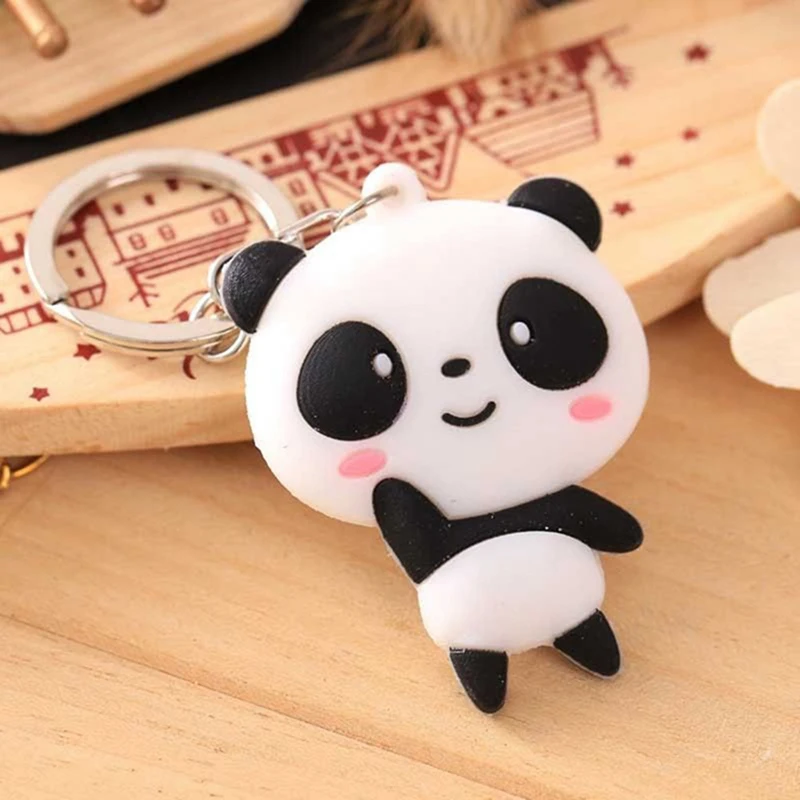 Cute Keychain Cartoon Panda Kawaii Keychains Kids Anime Kawaii Doll Keyrings Holder Silicone Key Chians Bag Pendant Jewelry
Cute Keychain Cartoon Panda Kawaii Keychains Kids Anime Kawaii Doll Keyrings Holder Silicone Key Chians Bag Pendant Jewelry